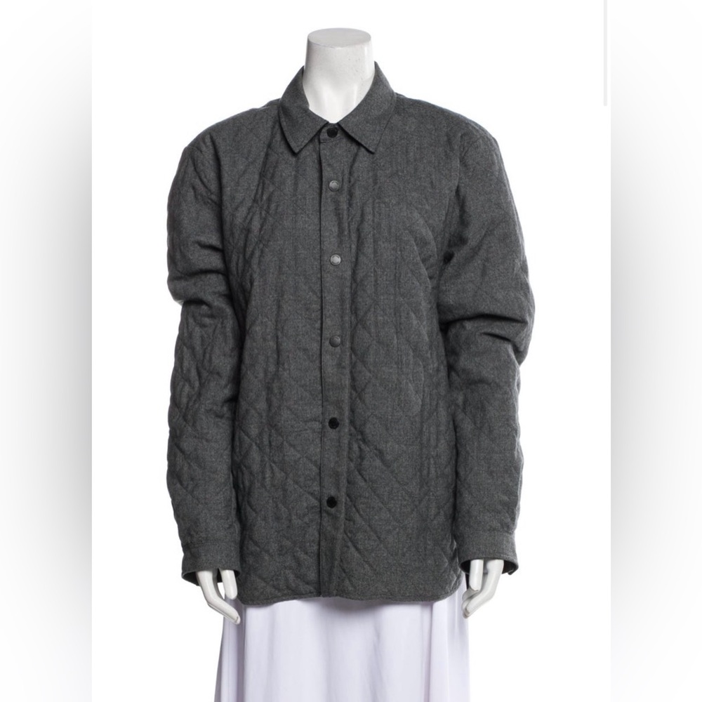 Aether women’s charcoal grey wool jacket